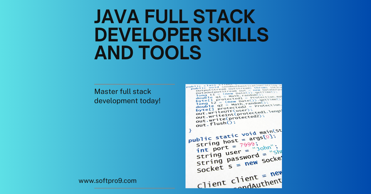 Java Full Stack Developer Skill & Tool